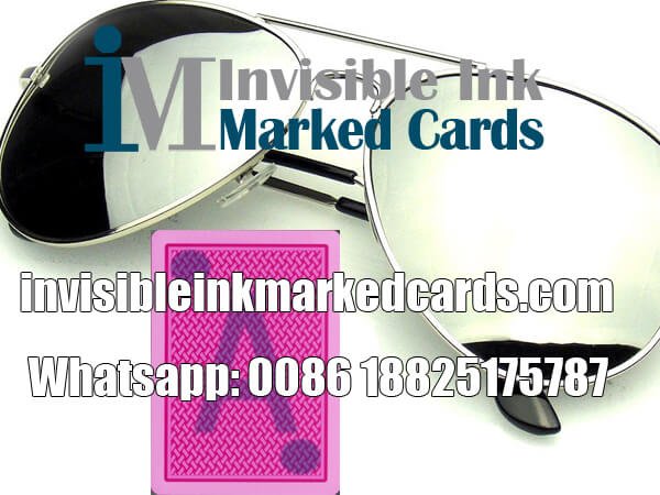 luminous ink marked cards glasses