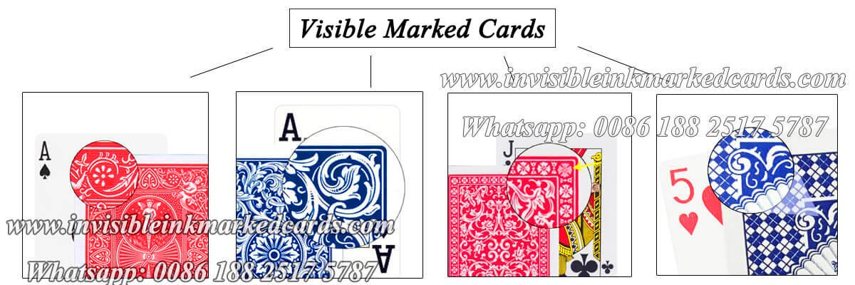 Visible marked cards